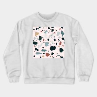 Marble Light Pink Pattern Crewneck Sweatshirt